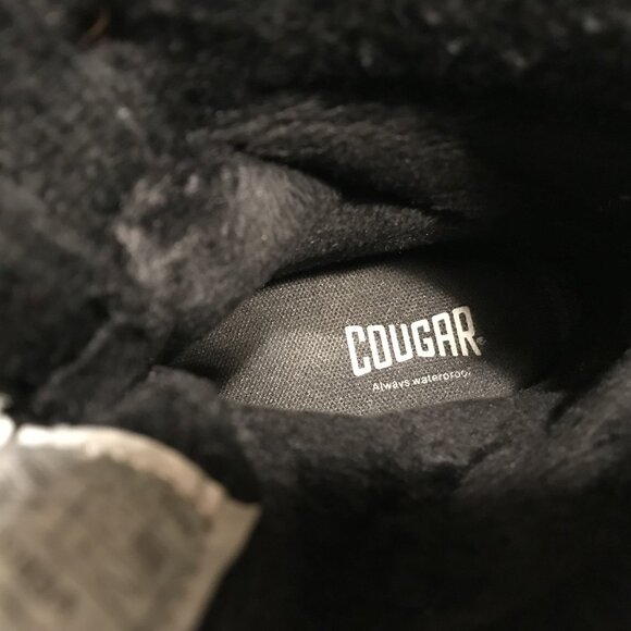 Cougar Women's Vergio Always Waterproof Black Lace Up Closure Winter Boots - Picture 8 of 11